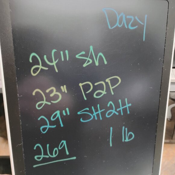 Dazy Plaid Green and Tan Shirt Size Large Long Sleeve Button Down - Picture 9 of 9